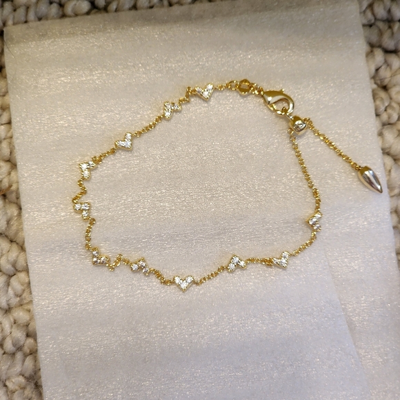 Kendra Scott Elegant Gold Bracelet with Crystal Accents - Picture 7 of 7